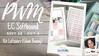 Plan with Me | Sept 28th - Oct 4th | EC Softbound Life Planner | Glam Bunny Prints