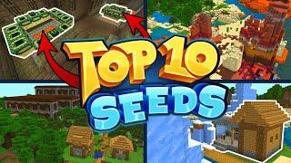 TOP 10 BEST NEW SEEDS For Minecraft 1.16 | DOUBLE END PORTALS! (Minecraft Bedrock Edition Seeds)