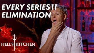 Every Series 11 Elimination On Hell's Kitchen