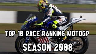 [2008] TOP 10 RACE RANKING HISTORY POINT MOTOGP