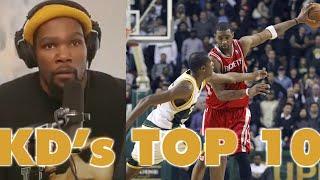 Kevin Durant puts Tracy McGrady in his Top 10 All-Time Players list