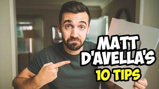 Matt D'Avella's Top 10 Health Tips