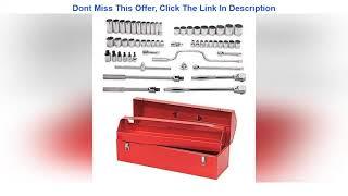 Top 10 Williams WSS-57TB 12 Point 1/2-Inch Drive Socket/Tool Set with Tool Box, 57 Piece