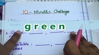 10 Minutes Challenge Activities For Kids| Vacation Activities For Class 1 , 2 & 3 | Pardhai Ghar