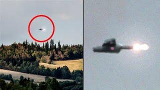 Controlled Missile or UFO? Weird Shaped UFO Caught On Tape | UFO 2020