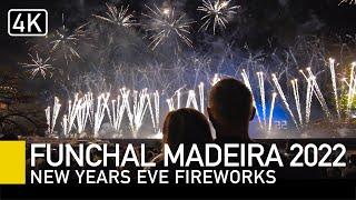 New Years Eve Fireworks Display in Funchal, Madeira 2022