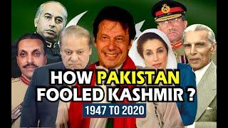 How Pakistan Fooled (मुर्ख बनाया) Kashmir को 1947 to till 2020 ? UN Resolution, Simla Agreement etc