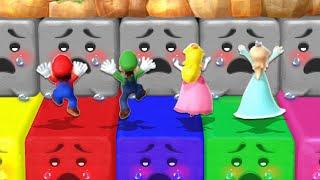 Mario Party 10 MiniGames - Mario Vs Luigi Vs Rosalina Vs Peach (Master Cpu)