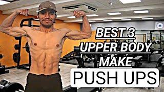 (TOP) Best 3 Upper Body Make Push-up | Upper Body Push Up Workout | upper body workout at home