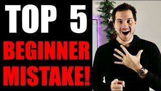 Top 5 Mistakes beginners in the Stock Market make!