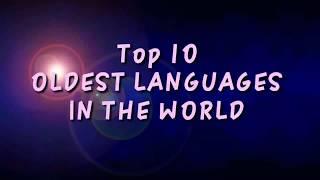 TOP 10 OLDEST LANGUAGES IN THE WORLD #OLDESTLANGUAGE #தமிழ் #spokenlanguages #old_language #language