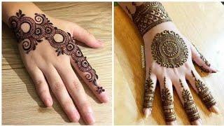 Top 10 Mehndi Design collections For Backhand 2020 | Front or back hand top mehndi design