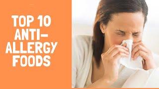 Top 10 Anti-Allergy Foods (United States)