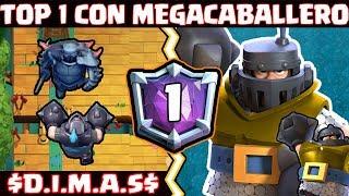 ¡¡DIMA$ ES TOP 1 CON MEGACABALLERO Y EL PRIMERO EN LLEGAR A 7000+ COPAS EN LA TEMPORADA!! [CLASHTV]