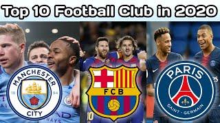 Top 10 Football Club 2020 in World 