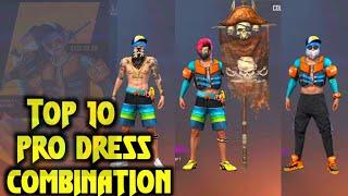 Best pro dress combination with Beach party bundle ||Freefire best dress combination with free dress