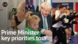 Prime Minister visits Addenbrooke's Hospital, Abbots Green primary school, and Hendon Police College