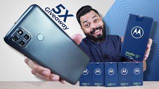 Moto G9 Power Unboxing And First Impressions| 5X Giveaway ⚡ Big On Power, Small On Price