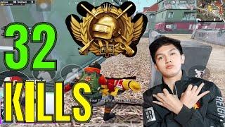 NO GUN? NO PROBLEM! POCHINKI HOTDROP | 32 KILLS | ACE TIER | SOLO VS SQUAD | ZENPro | PUBG Mobile