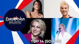 Eurovision Song Contest 2021 - My Top 14 (So Far) - NEW: 