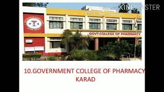 TOP 10 GOVERNMENT COLLEGE OF PHARMACY IN MAHARASHTRA FOR B.PHARM&M.PHARM