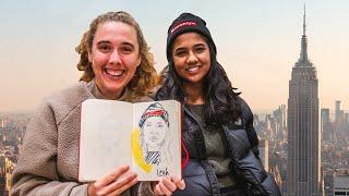 Drawing Strangers in New York City