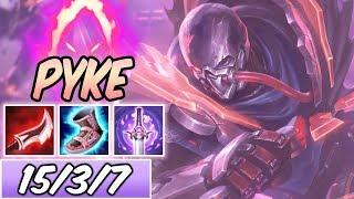 FULL LETHALITY DARK HARVEST 40% CDR PROJECT PYKE MID | New Build & Runes | League of Legends