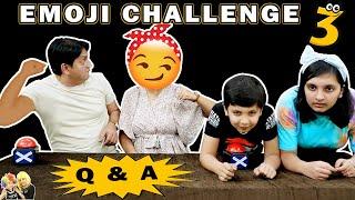 EMOJI CHALLENGE 3 #Funny Family Challenge | Aayu and Pihu Show