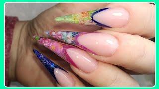 STILETTO IN GEL E ACRYGEL | STILETTO SCULTURALE CON NAIL FORM | ValentinaMNails