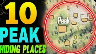 TOP HIDDEN PLACE IN PEAK ! TOP 10 HIDDEN PLACE IN PEAK ! RANK PUSH TIPS!