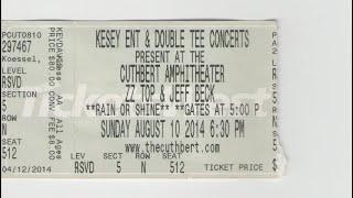 Jeff Beck Group AND ZZ Top 2014-08-10 Cuthbert Ampitheater Eugene, Ore.