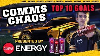 Rocket League Comms Chaos: Top 10 Goals of S9  // Presented by Coke Energy