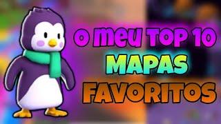 ♦️O MEU TOP 10 MAPAS FAVORITOS ♦️STUMBLE GUYS ⭐