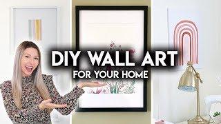 3 DIY WALL DECOR IDEAS | SIMPLE + AFFORDABLE ROOM DECOR