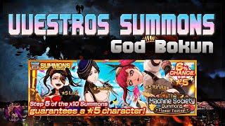 VUESTROS SUMMONS (God Bokun) | The Machine Society: Flower Festival | Bleach Brave Souls Español