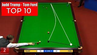TOP 10 BEST SHOTS. Judd Trump - Tom Ford. Snooker World Championship 2020. Round 1
