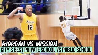 Riordan vs Mission | The City's Best Private School vs Public School! | The Bears Fight HARD!!