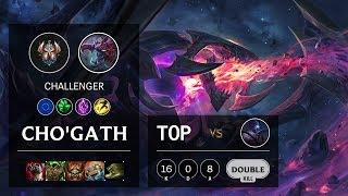 Cho'Gath Top vs Jax - EUNE Challenger Patch 10.9