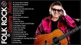 THE BEST OF 70s FOLK ROCK AND COUNTRY MUSIC - Kenny Rogers, Elton John, Bee Gees, John Denver,