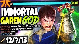 Meet the FNATIC IMMORTAL GAREN GOD BUILD | Best Garen Season 10 Build | LoL TOP Garen s10 Gameplay