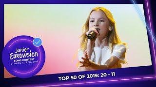 TOP 50: Most watched in 2019: 20 TO 11 - Junior Eurovision Song Contest