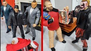 WWE CHRISTMAS ACTION FIGURE SET UP