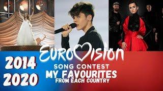 Eurovision – My Favourite Entry From Each Country – 2014-2020