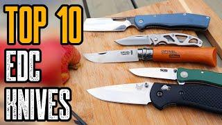 Top 10 Best EDC Knives 2021! Everyday Carry Knives 2021!