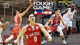 SAN BEDA VS  SAGESSE (LEBANON) / COLLEGE VS PROFESSIONAL / TOP TEAM SA LEBANON NAKALABAN NG SAN BEDA