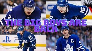 Leafs 4 Knights 0 Top guys are back Game 10 21/22