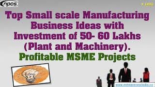 Top Small scale Manufacturing Business Ideas