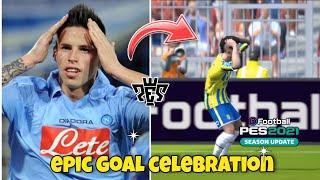 Epic Goal Celebration in pes 2021 Mobile | Signed This Guy for do goal celebration |