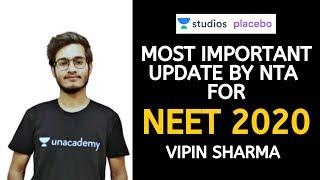 Most Important Update by NTA for NEET 2020 & Important Documents Needed for Application