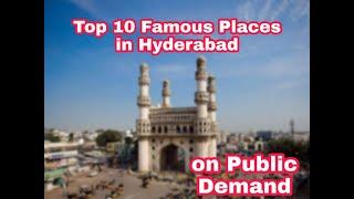 |Top 10 Famous Places in HYDERABAD, INDIA||Beautiful place||Hyderabad||Knowledge and more|